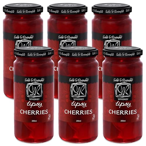 Sable & Rosenfeld Bourbon Tipsy Dark Reserve Cherries, 10 oz, Pack of 1