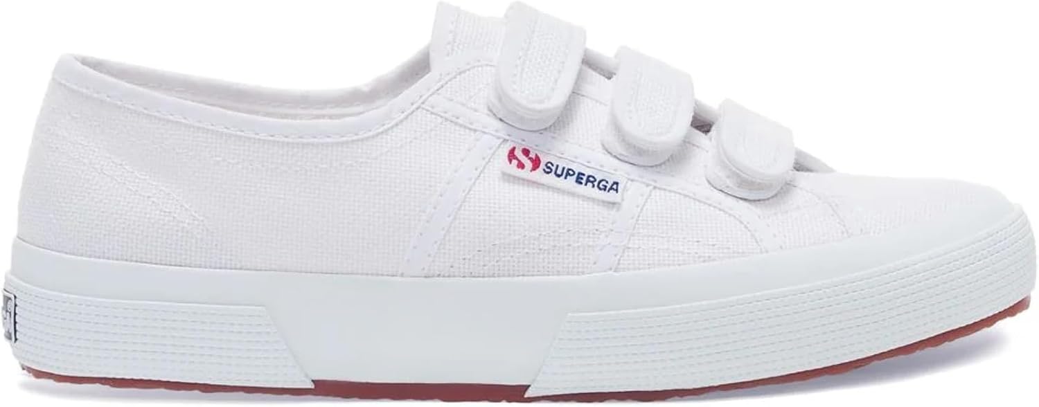 Superga Unisex 2750 Cot3strapu Cotton Canvas Sneakers with Touch Strap Fastening