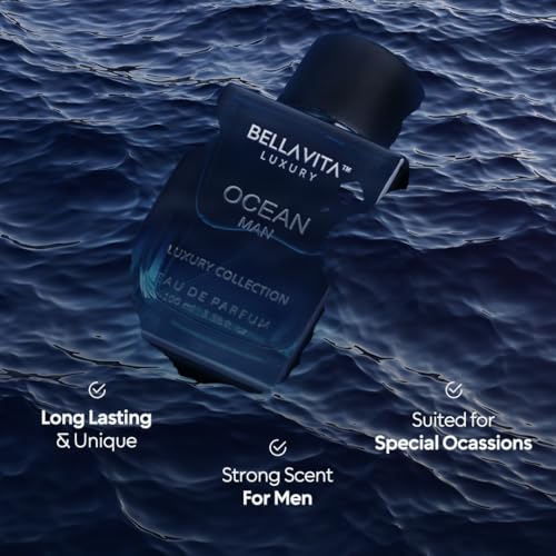 Bellavita Luxury CEO MAN Eau de Parfum | 100 ml (3.4 fl.oz.) | Perfume for Men | Mandarin, Lemon, Lavender