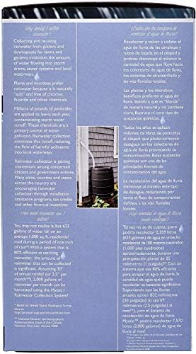 Oatey Mystic Rainwater Collection System Fits 2" X 3" Residential Downspouts (Тwo Рack)