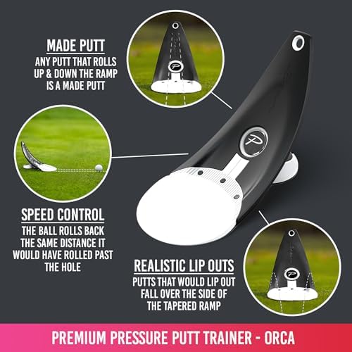 PuttOUT Premium Pressure Putt Trainer - Perfect Your Golf Putting