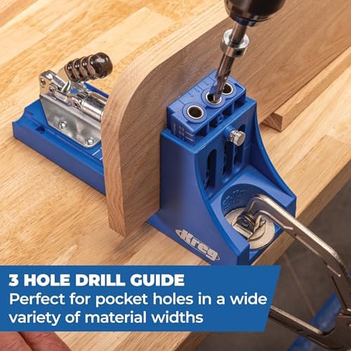 Kreg K4 System - With R3 Jig, Drilling Guide & Dust Collection - Adjustable