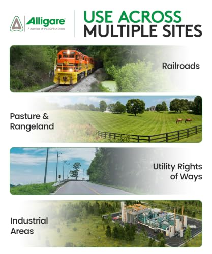 ALLIGARE Panoramic 2SL Herbicide Weed Killer - Versatile Herbicide for Lasting Control of Annual Grasses & Broadleaf Weeds in CRP, Pastures, Rights-of-Way & Industrial Sites - 1 Gallon