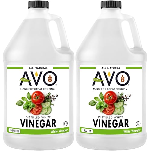 AVO Distilled White Vinegar 1 Gallon (128 oz) - 5% Acidity, Pure Natural White Vinegar Gallon