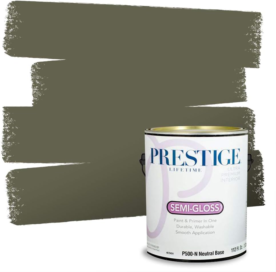 PRESTIGE Interior Paint and Primer in One, Garden Sage, Eggshell, 1 Gallon