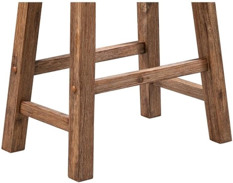 Boraam Sonoma Saddle Stool, Chestnut