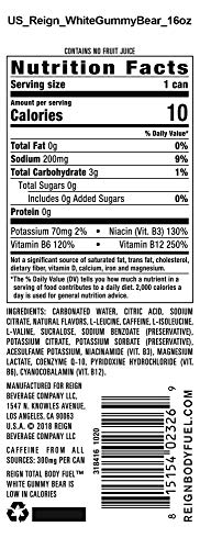 Reign Total Body Fuel, Orange Dreamsicle, Fitness & Performance Drink, 16 Fl Oz (Pack of 12)
