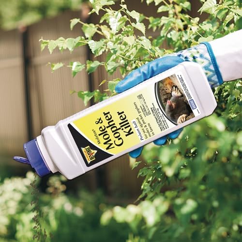 REVENGE Moletox Mole & Gopher Killer Poison Bait Granules, 1 lb. Ready-to-Use Control for Pocket Gophers in Lawn | Ready-to-Use
