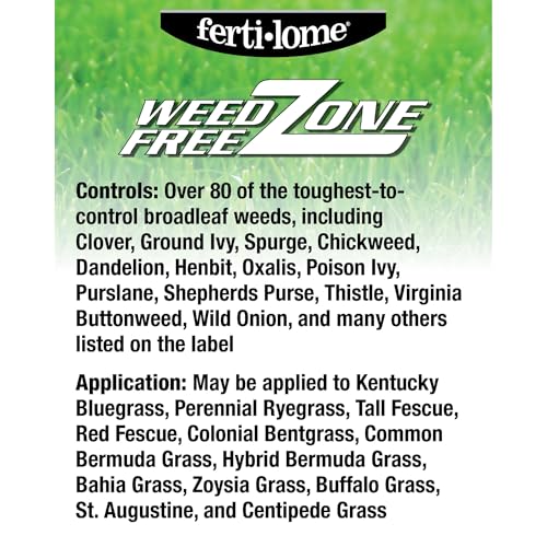 Fertilome (10524) Weed Free Zone Broadleaf Weed Killer Concentrate, 16 oz | Triclopyr + Clopyralid formula - Kills 80+ tough broadleaf weeds in cool & warm turfgrass - Home lawn owners