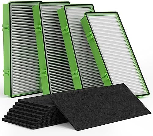 Leemone Aer1 Filter Replacement for Holmes/Bionaire Air Purifier, Blue 2+4