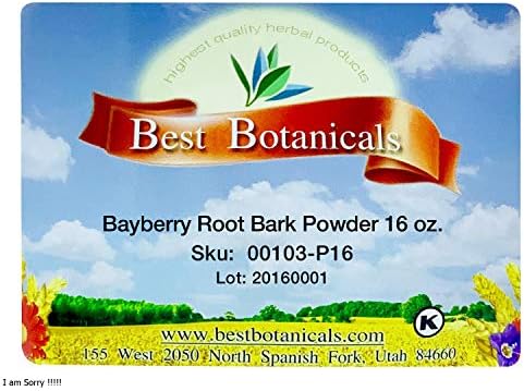 Bayberry Root Bark Powder 16 oz.