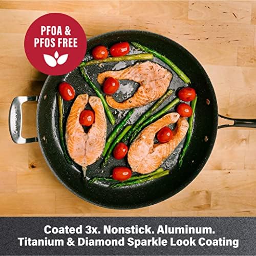 Granitestone Coated Nonstick Frying Pan - 10 Inch Emerald, Skillets Cooking and Frying – PFOA Free