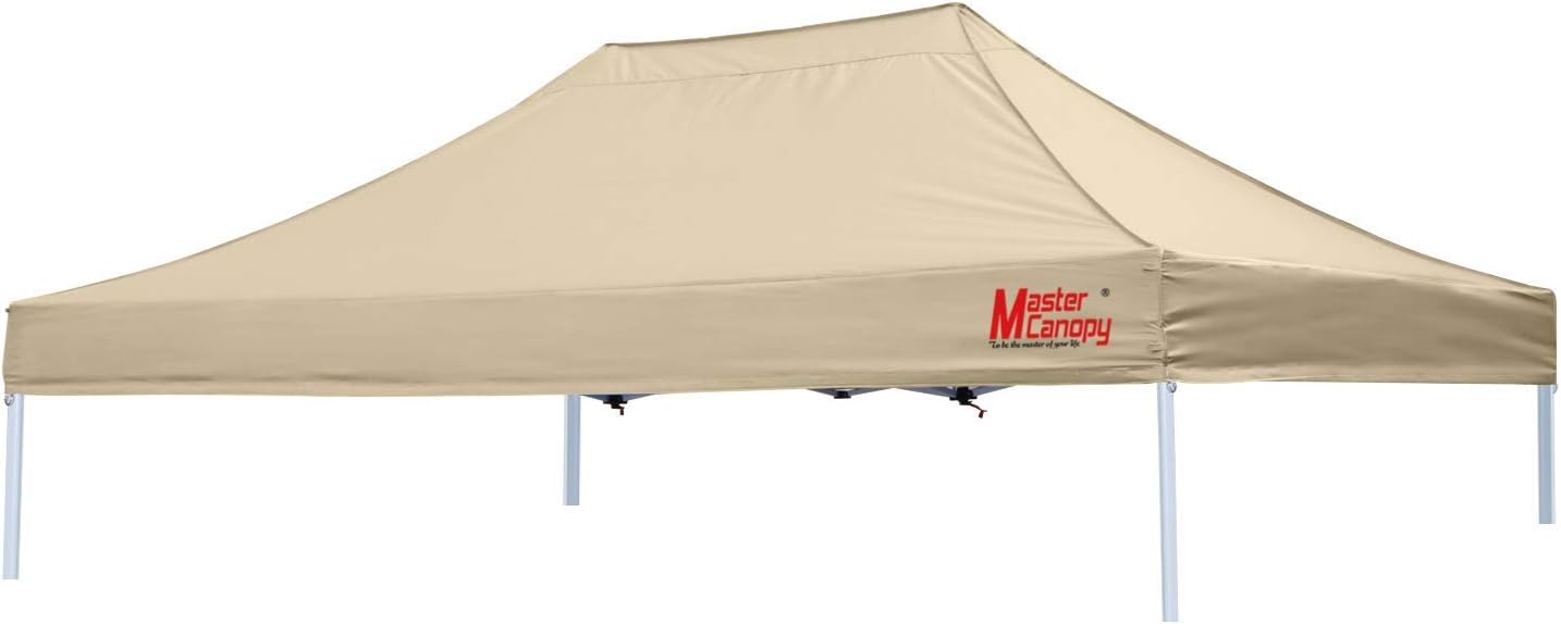 MASTERCANOPY 10x10 Replacement Pop Up Canopy Top for Kingkong Frame Gray