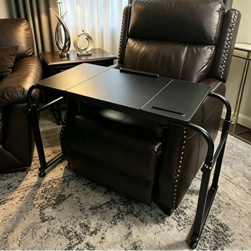 Overbed Laptop Cart Over The Bed Table with Wheels Adjustable Bed Hospital