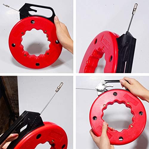 100 FT Fish Tape for Electric or Wire Puller Men Gift