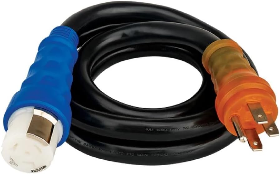Reliance Controls Corporation PC5010-14 50-Amp, 10-Foot Generator Power Cord for Generators Up to 12,500 Running Watts ,Black