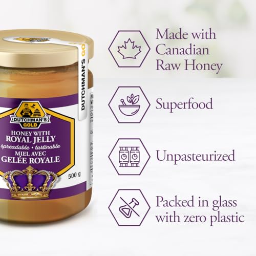 Royal Jelly in Raw Honey - 500 gram