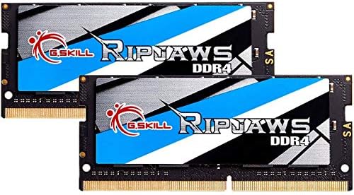 G.SKILL Ripjaws DDR4 SO-DIMM Series DDR4 RAM 32GB (2x16GB) 3200MT/s CL22-22-22-52 1.20V Unbuffered Non-ECC Notebook/Laptop Memory SO-DIMM
