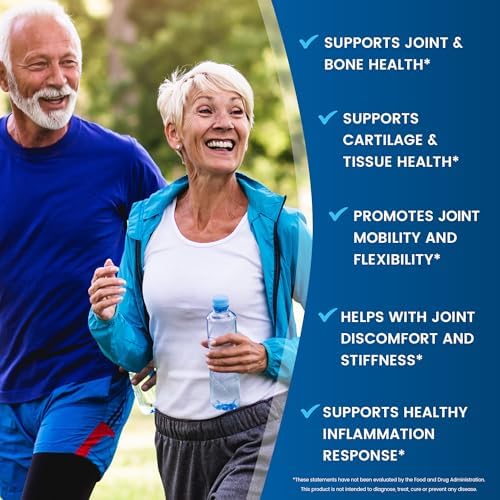 Vitamin World Triple Strength Joint Mover, Glucosamine Chondroitin with MSM | Joint Support Supplement, Collagen & Boswellia Serrata Extract, Support Joint Strength, Comfort & Flexibility, 270 Caplets