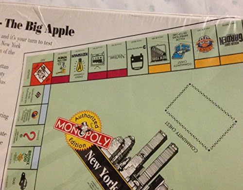 Monopoly New York City Edition Authorized Edition