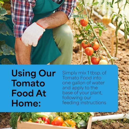 Grow More Tomato Food Fertilizer (18-18-21) - 1.5lbs of Water Soluble Tomato Fertilizer - Provides Essential Nutrients for Juicier & More Plump