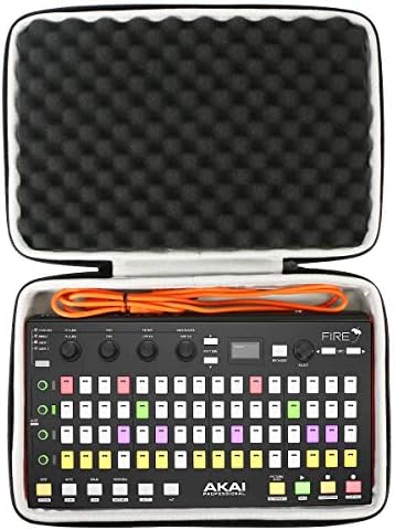 Khanka Hard Travel Case Replacement for Akai Professional MPK Mini MKII & MK3 & MPK Mini Play | 25-Key Ultra-Portable USB MIDI Drum Pad & Keyboard