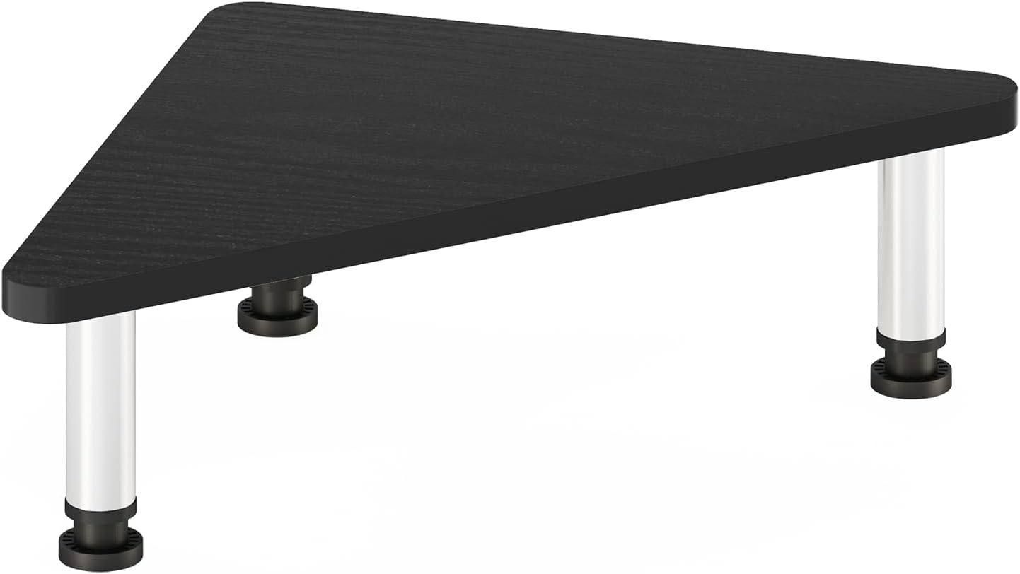 FURINNO Turn-N-Tube Monitor Stand, French Oak Grey/Black