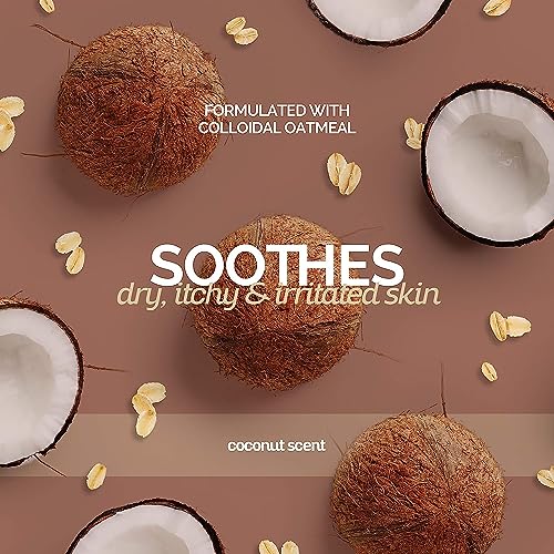 Bark2Basics Oatmeal Dog Conditioner for Itchy Skin Relief, 1 Gallon, 16:1 | 16:1 Concentrate, Colloidal Oatmeal Soothes Sensitive Skin