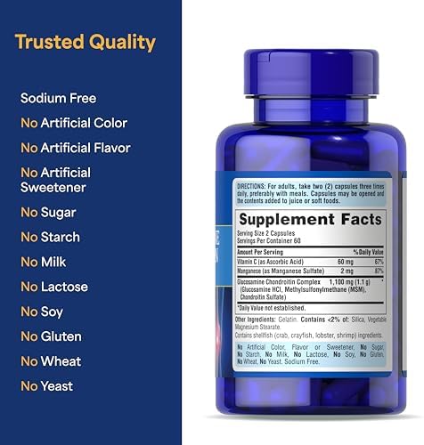 Puritan's Pride Glucosamine Chondroitin Complex for Women and Men