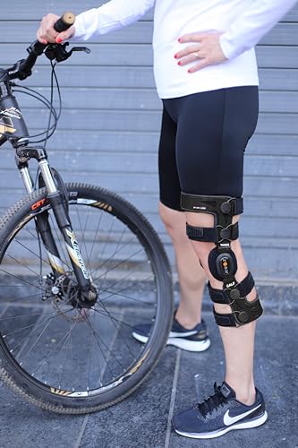 Knee Brace for Women & Men for Acl/Pcl/Mcl, Meniscus Tear, Ligament/Sports Injuries, Arthritis (OA), Knee Joint Pain Relief & Support (Black, Size-3) CHECK SIZE CHART FOR BEST FIT (PIC 2&3)