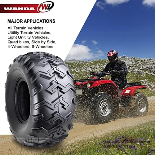 WANDA 2 New ATV UTV Tires 25X12-10 25x12x10 6PR P306-10132