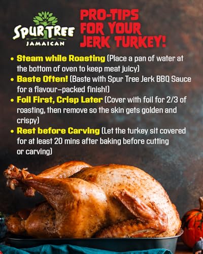 Spur Tree Jamaican Jerk Seasoning, 35 Oz | Authentic Caribbean, Jerk Sauce, All-Natural and Fresh Ingredients