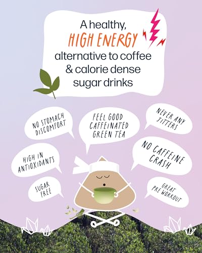 Kubo Energize Yerba Mate Tea, Organic High Caffeine Energy Tea Bags - 20 Ct