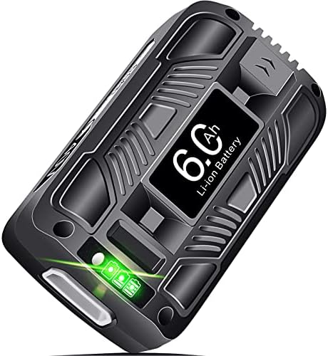 【Upgrade!】 40V 6.0Ah Replacement Battery for Snow Joe/Sun Joe Ecosharp 40V Tools Lithium-ion Battery Snow Blower Lawn Mower Pressure Washer. 40V