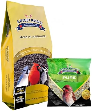 Armstrong Wild Bird Food Royal Jubilee Pure Bird Seed Blend, 20 Pounds - No-Mess, No-Sprouting Formula for Clean & Easy Feeding