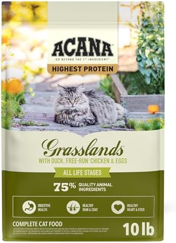 ACANA Grain-Free Dry Cat Food Meadowlands Recipe 4lb Bag
