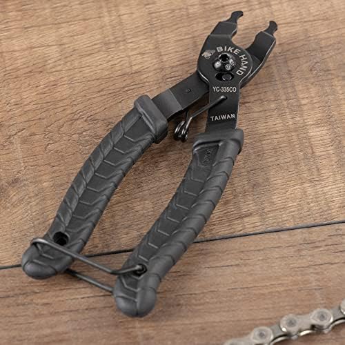 BIKEHAND Bike Bicycle Chain Master Link Pliers Tool - MTB Road Quick Link Remover Removal - Compatible with All Brands: for Shimano Sram KMC Chain