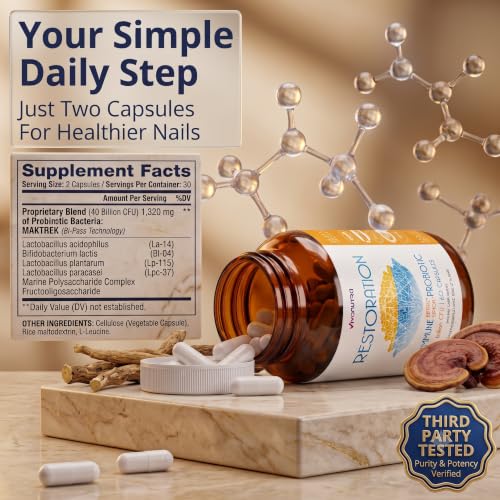 Restoration Probiotic Nail Fungus Supplement Extra Strength