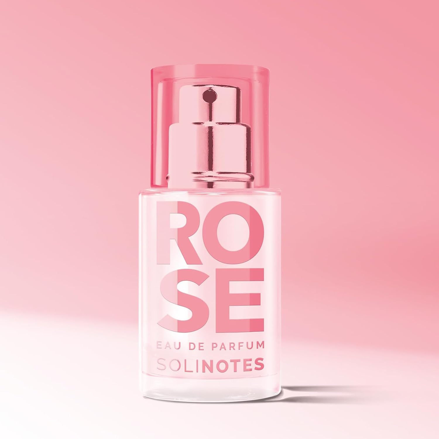 Solinotes Rose Eau de Parfum, Lychee & Magnolia, for Women & Men, 15ml