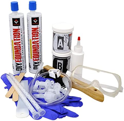RadonSeal Complete DIY Foundation Crack Repair Kit, Urethane Sealant