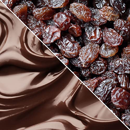 Gourmet Milk Chocolate Covered Raisins by It's Delish, 2 Lbs Bulk | Milk Chocolate Raisins Candy Snack for Parties or Holiday Events and Healthy Snacking | USA Made, Kosher Dairy
