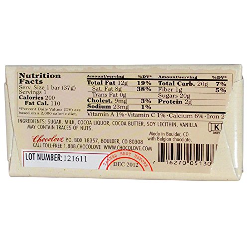 Chocolove Pure Milk Chocolate Mini, 1.3 oz
