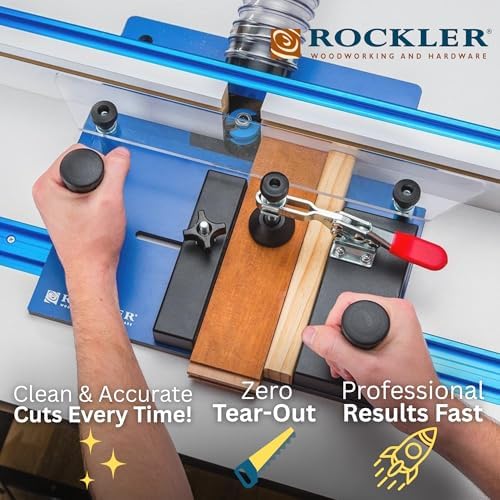 Rockler Rail Sled for Router Table w/Toggle Clamp
