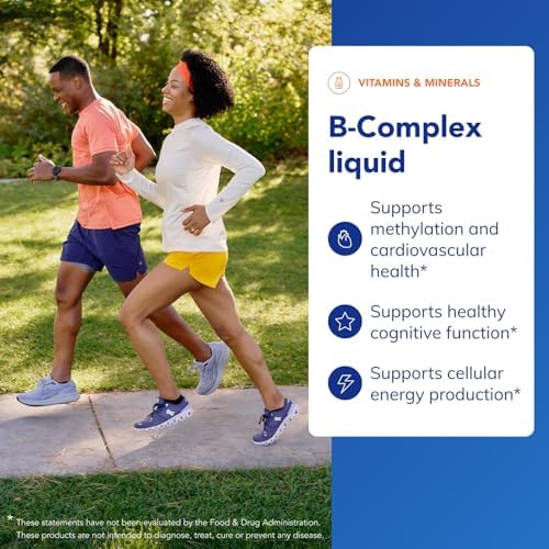 Pure Encapsulations B-Complex Liquid, 4.73 oz (140 mL) | Liquid Vitamin B Complex, for Nerve and Energy Metabolism*, Gluten-Free and Vegetarian