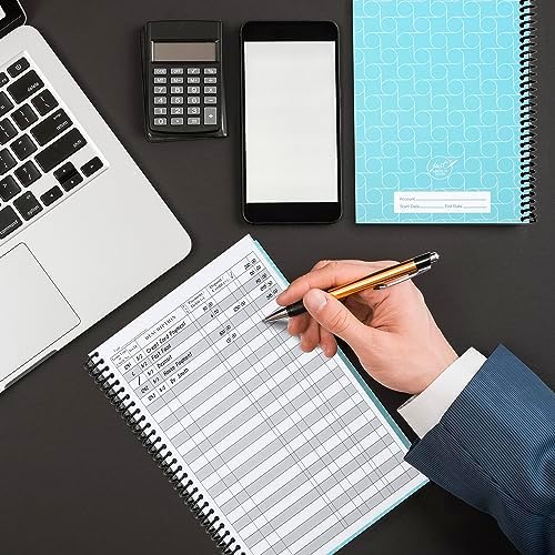 The Superior Register's Premium Check Book Register & Debit Card Ledger Notebook - Checking Account Register, Business Ledger