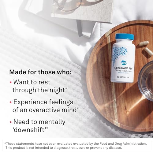 NeuroScience Stress & Sleep Bundle, Alpha GABA PM 60 ct + Calm CP 60 ct
