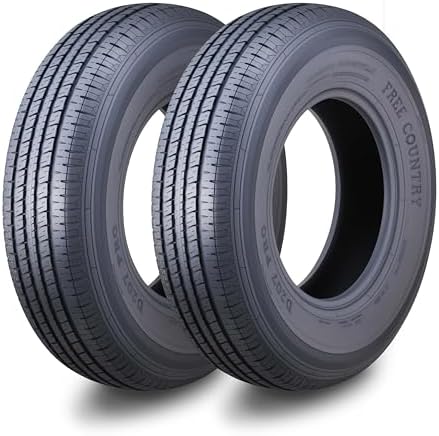 FREE COUNTRY 2 Premium Trailer Tire ST225/75R15 10PR LRE 117N w/Scuff Guard
