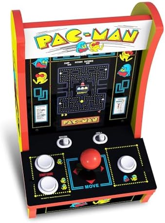 Arcade1Up Ms. Pac-Man Class of '81 Countercade, 3 Retro Games | Countertop Arcade Machine with 7-Inch LCD Screen and Real Feel Joysticks and Buttons