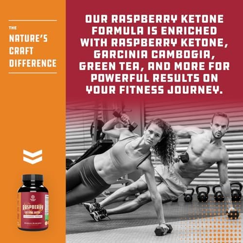 Natures Craft Blend of Raspberry Ketones, Green Tea Extract and African Mango – Lose Weight Faster – Potent Ingredients to Speed Up Weight Loss