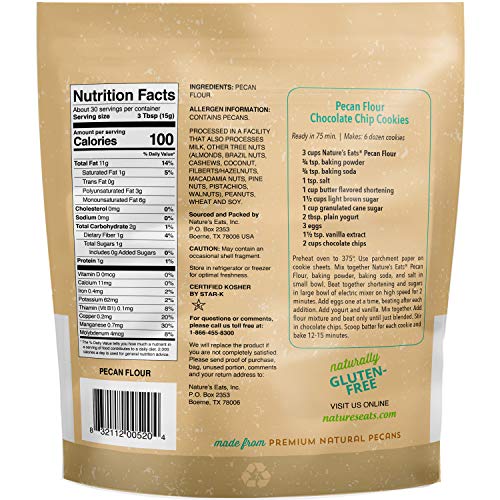 Nature's Eats Blanched Almond Flour (64 Ounce) and Pecan Flour Finely Ground (16 Ounce)